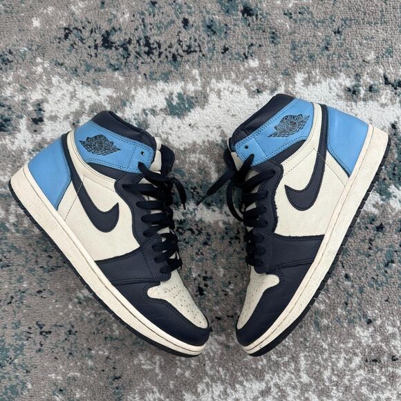 Size 11 - Air Jordan 1 Retro OG High Obsidian UNC 2019 - Picture 3 of 8